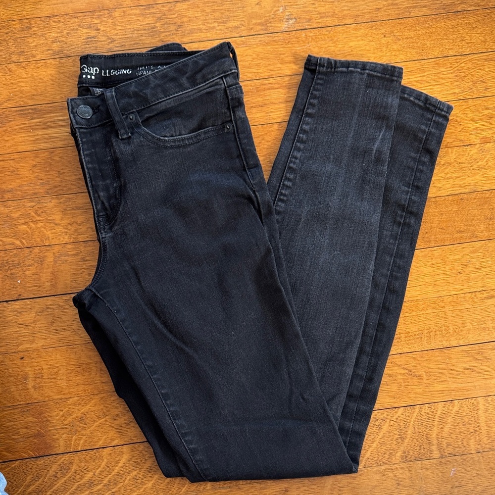 GAP Black Denim Leggings